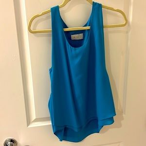 A.L.C Silk Blue Tank Sz: Large